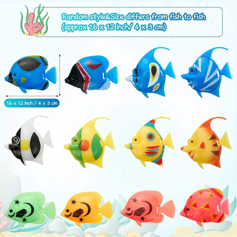 Lifelike Floating Fish Decorations