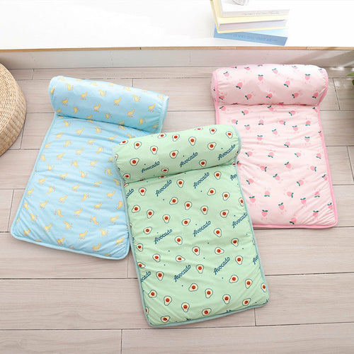 Cool cat Mat Summer Pet Blanket Cooling Brear hable Cat Bed
