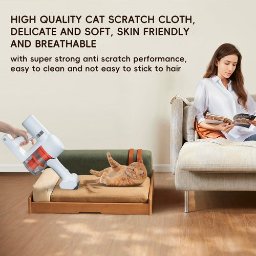 Modern Wooden Pet Bed for Cats & Dogs – Oak Veneer Frame with