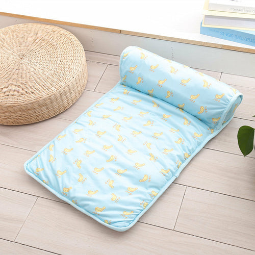 Cool cat Mat Summer Pet Blanket Cooling Brear hable Cat Bed
