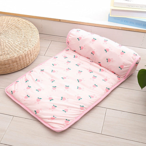 Cool cat Mat Summer Pet Blanket Cooling Brear hable Cat Bed